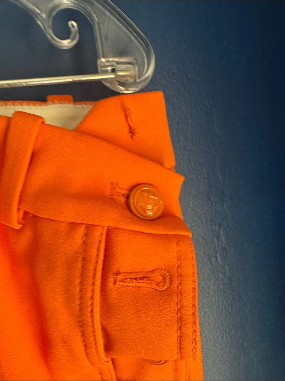 J. Crew Women’s Vibrant Orange Tailored Chinos